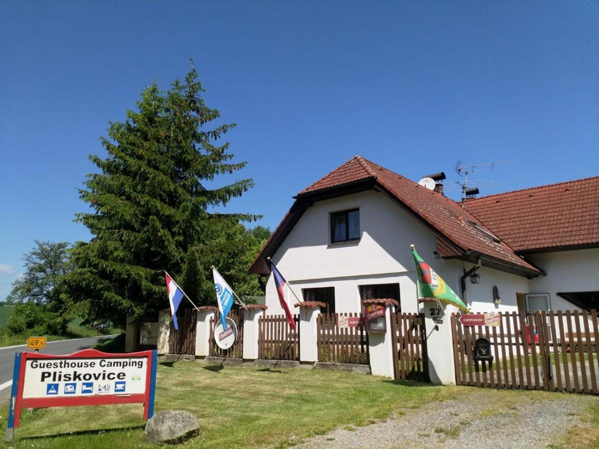 Camping & Guest House Pliskovice Mirovice ภายนอก รูปภาพ